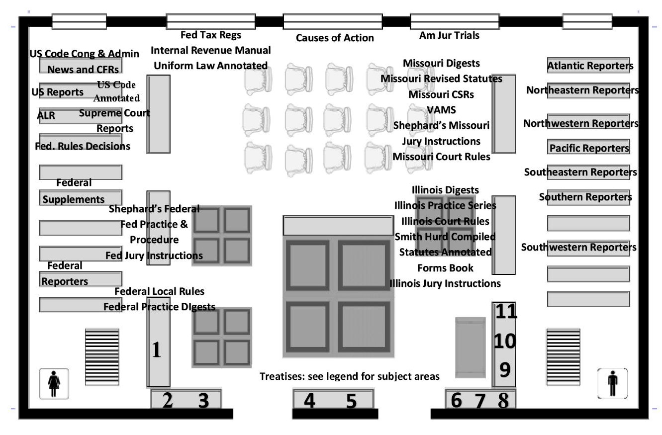 Reading Room Map